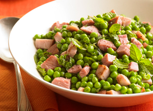 Ham and Peas with Mint and Tarragon | Prairie Fresh®