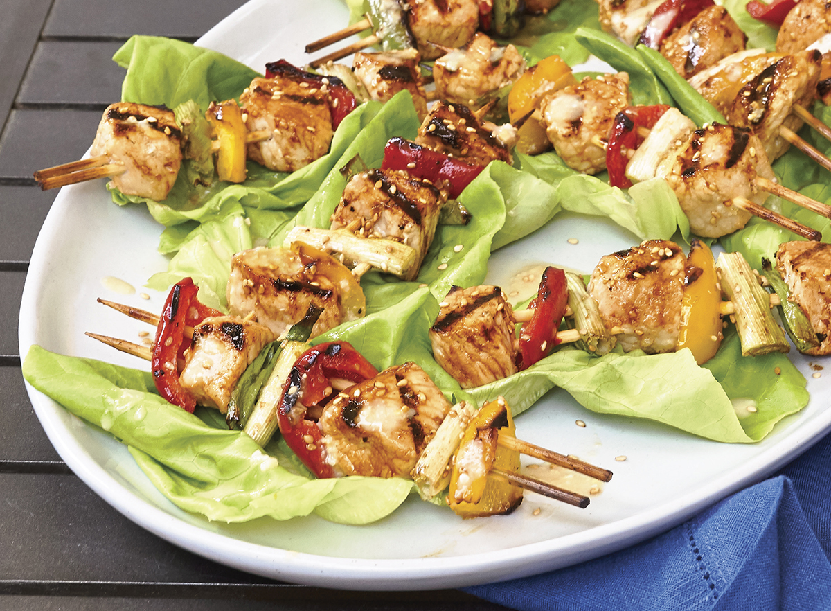 Miso-Ginger Pork Kabobs | Prairie Fresh®