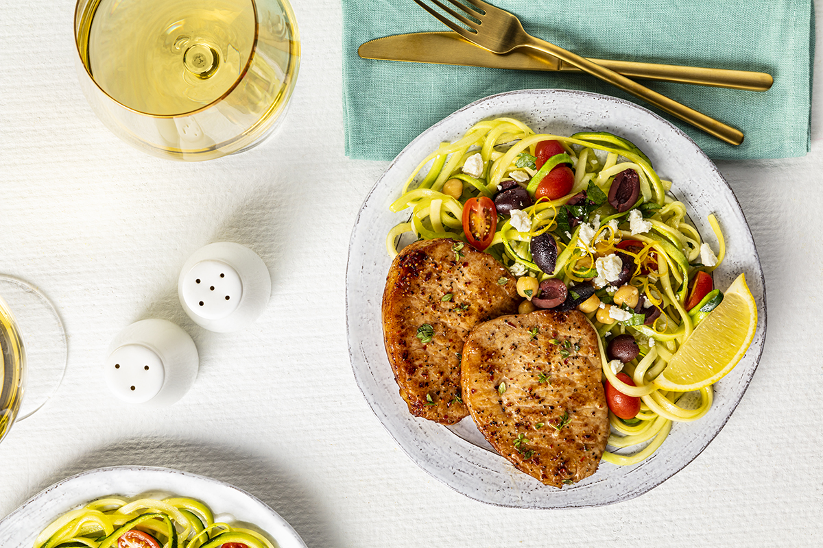 Mediterranean Pork Chop | Prairie Fresh®