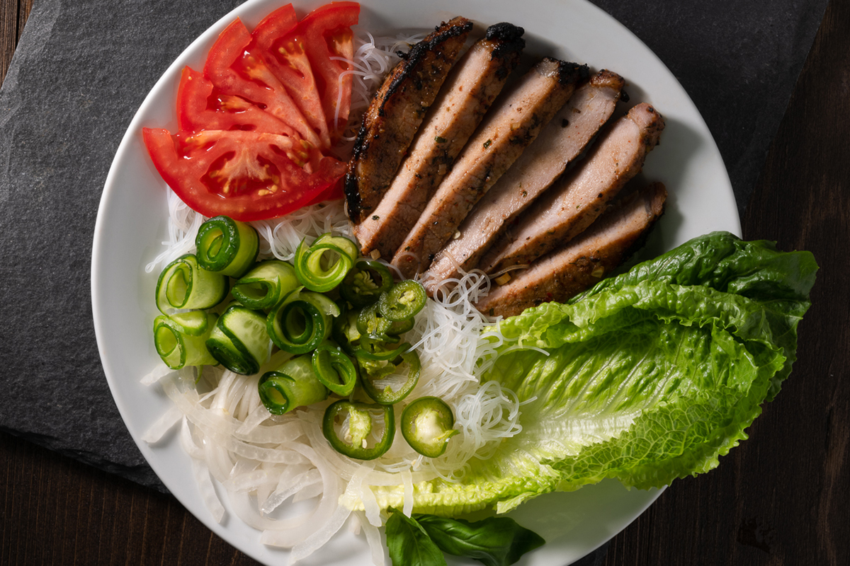 Vietnamese Pork Cold Noodle Bowl | Prairie Fresh®