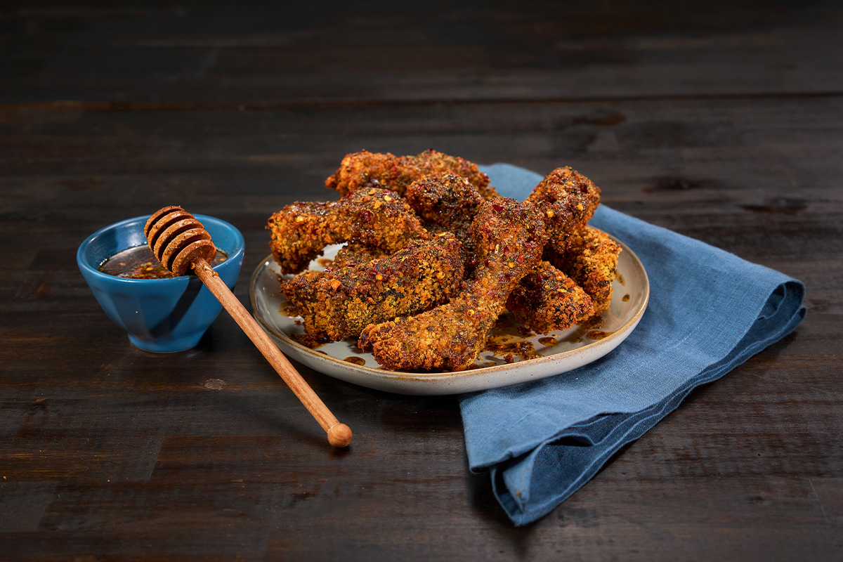 Hot Honey Air Fried Pork Backribs | Prairie Fresh®
