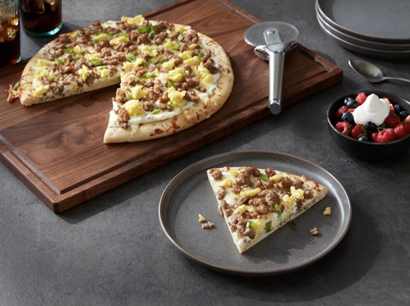 Savory Breakfast Sausage Pizza | Prairie Fresh®