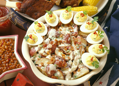 Stars and Stripes Spud Salad | Prairie Fresh®