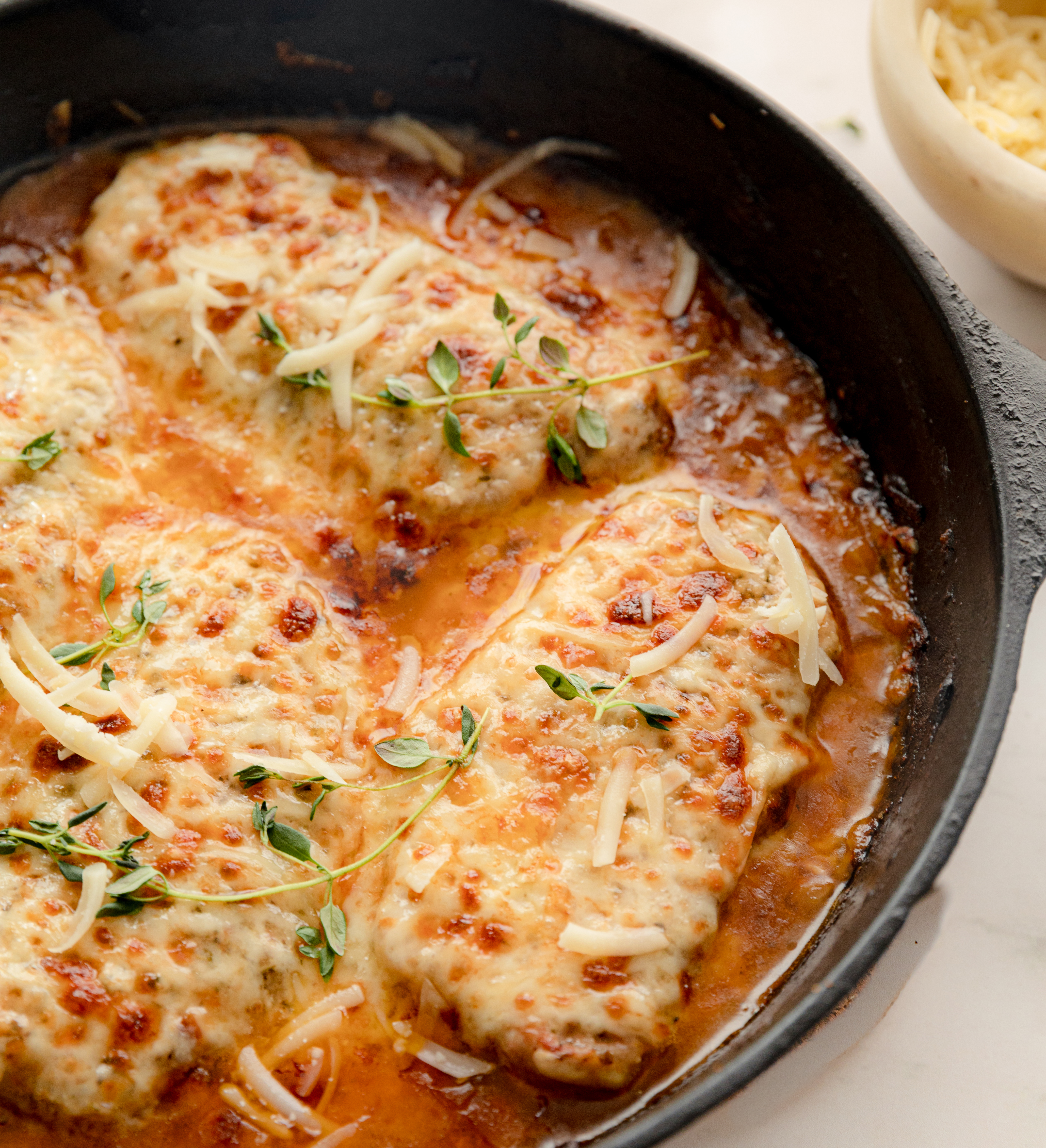Cast Iron French Onion Pork Chops | Prairie Fresh®