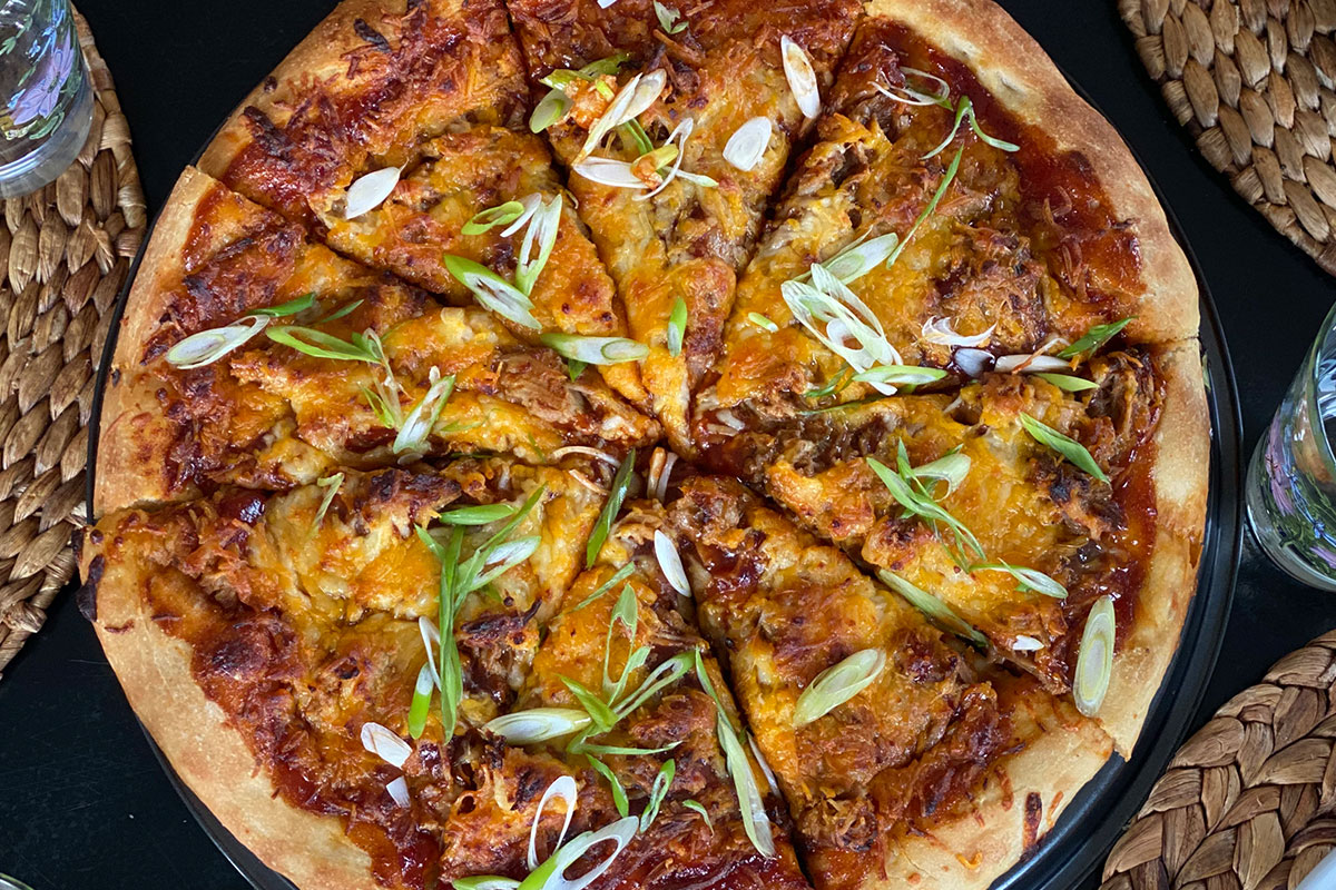 BBQ Pulled Pork Pizza | Prairie Fresh®