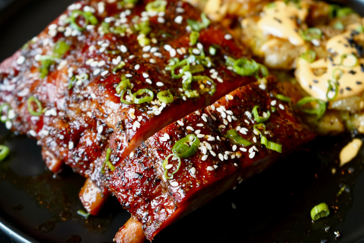 Japanese-Style BBQ Ribs with Smashed Potatoes | Prairie Fresh®