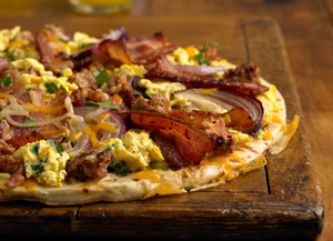 Breakfast Sausage Pizza | Prairie Fresh®