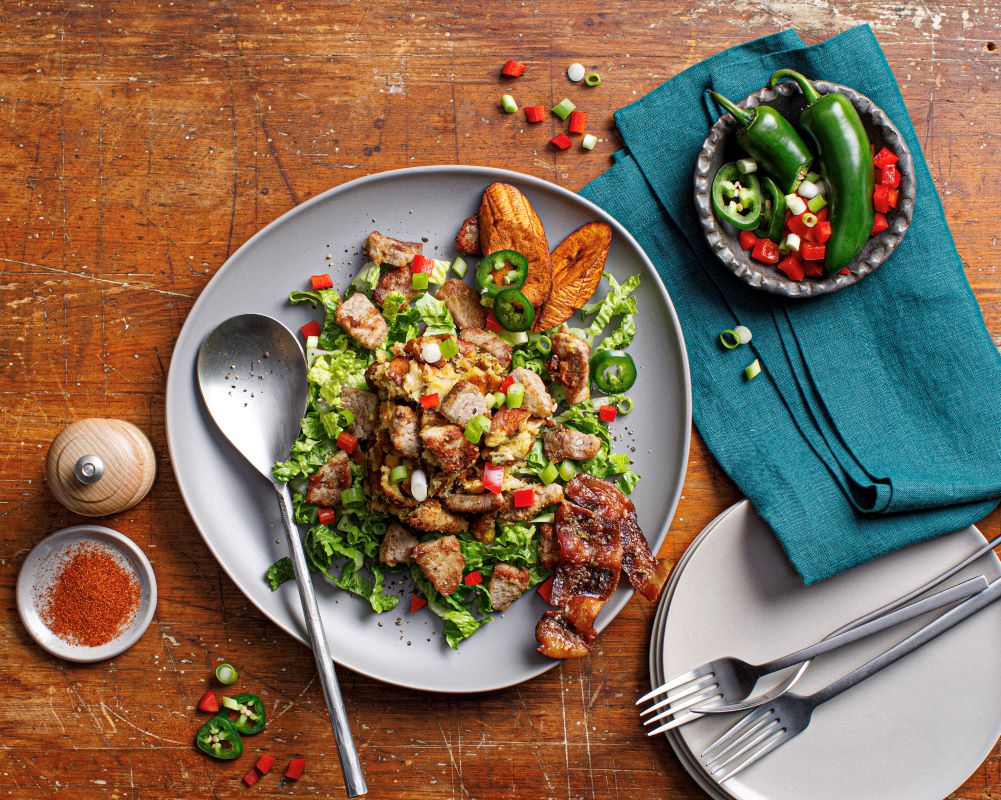 Mofongo with Fried Pork | Prairie Fresh®
