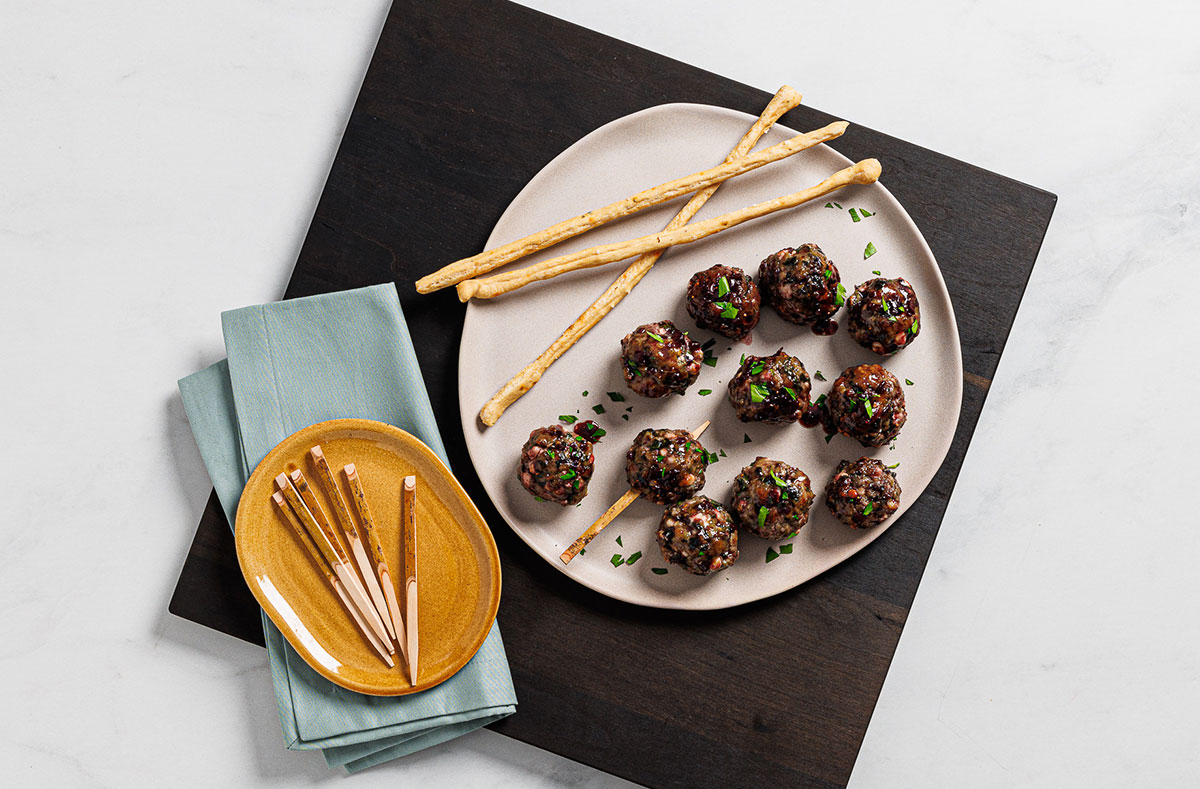 Greek Pork Meatballs | Prairie Fresh®