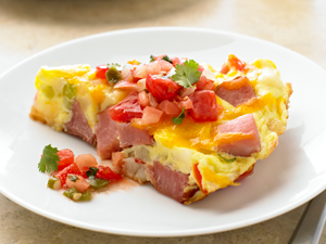 Ham and Ranch Potato Frittata | Prairie Fresh®