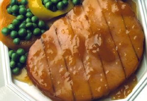 Grilled Boneless Pit Ham Steak with Apricot-Dijon Glaze | Prairie Fresh®
