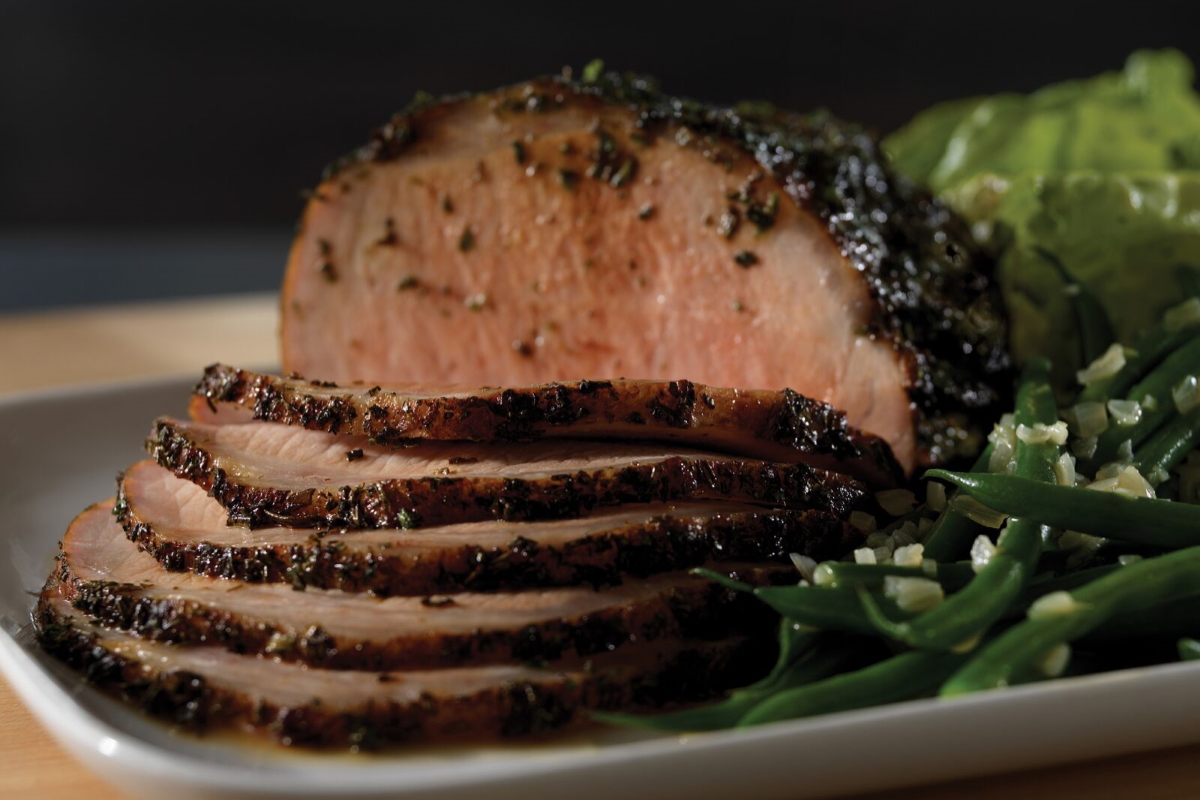 Herb Crusted Roasted Pork Roast | Prairie Fresh®