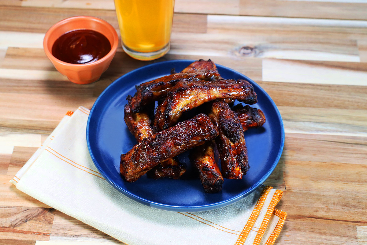 Air Fryer Honey BBQ Backribs | Prairie Fresh®