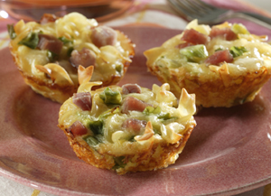 Ham and Noodle Tarts | Prairie Fresh®