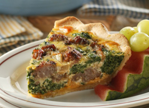 Sausage-Spinach Roulade | Prairie Fresh®