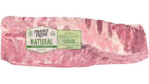 Pork Loin Backrib 2.50 Up | Prairie Fresh®