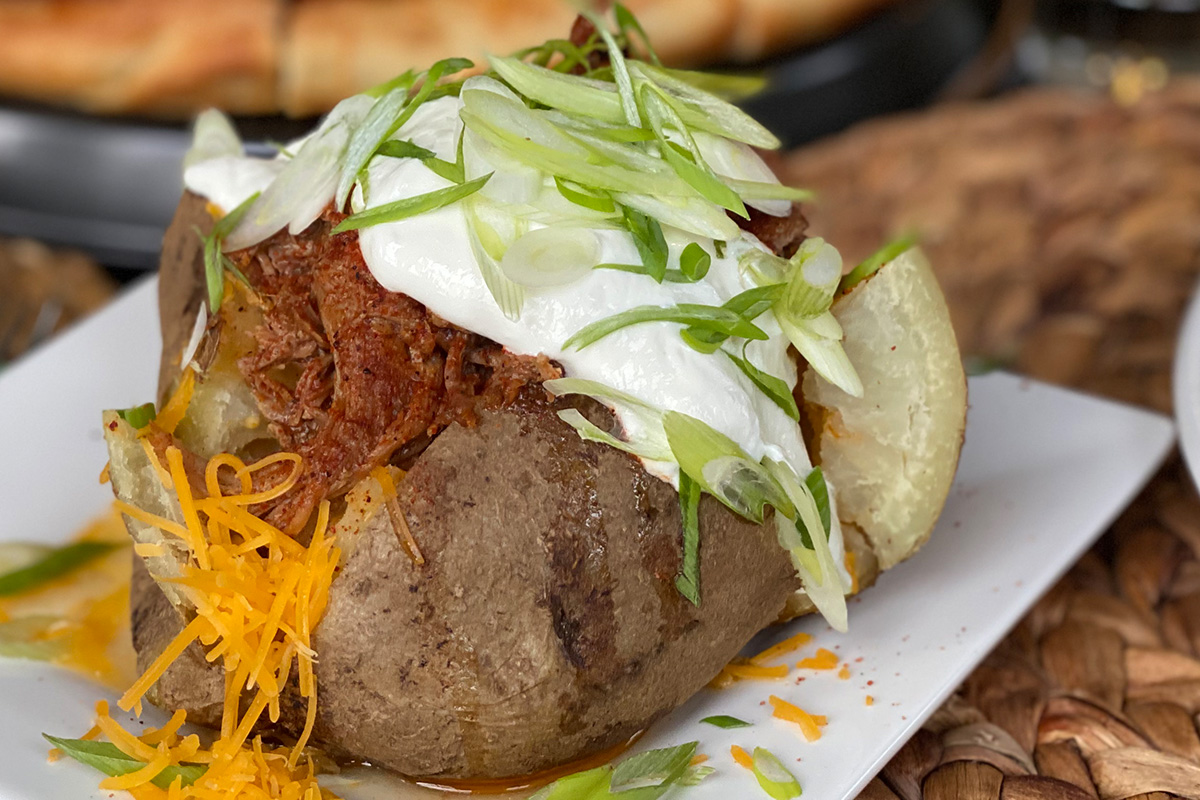 Loaded BBQ Baked Potato | Prairie Fresh®