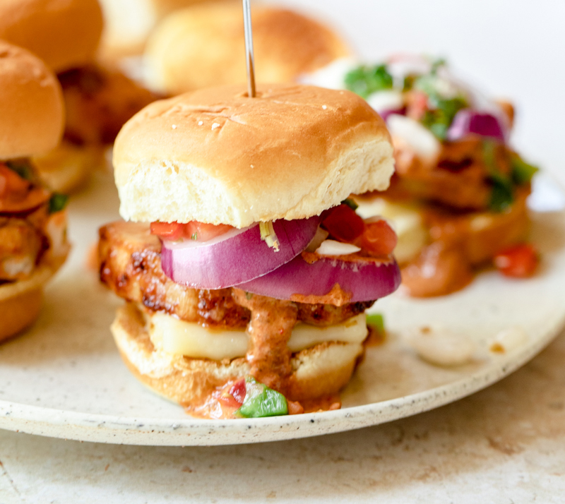 Adobo Air Fried Pork Chop Sliders | Prairie Fresh®
