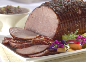 Baked Ham with Sweet n Sour Plum Sauce | Prairie Fresh®