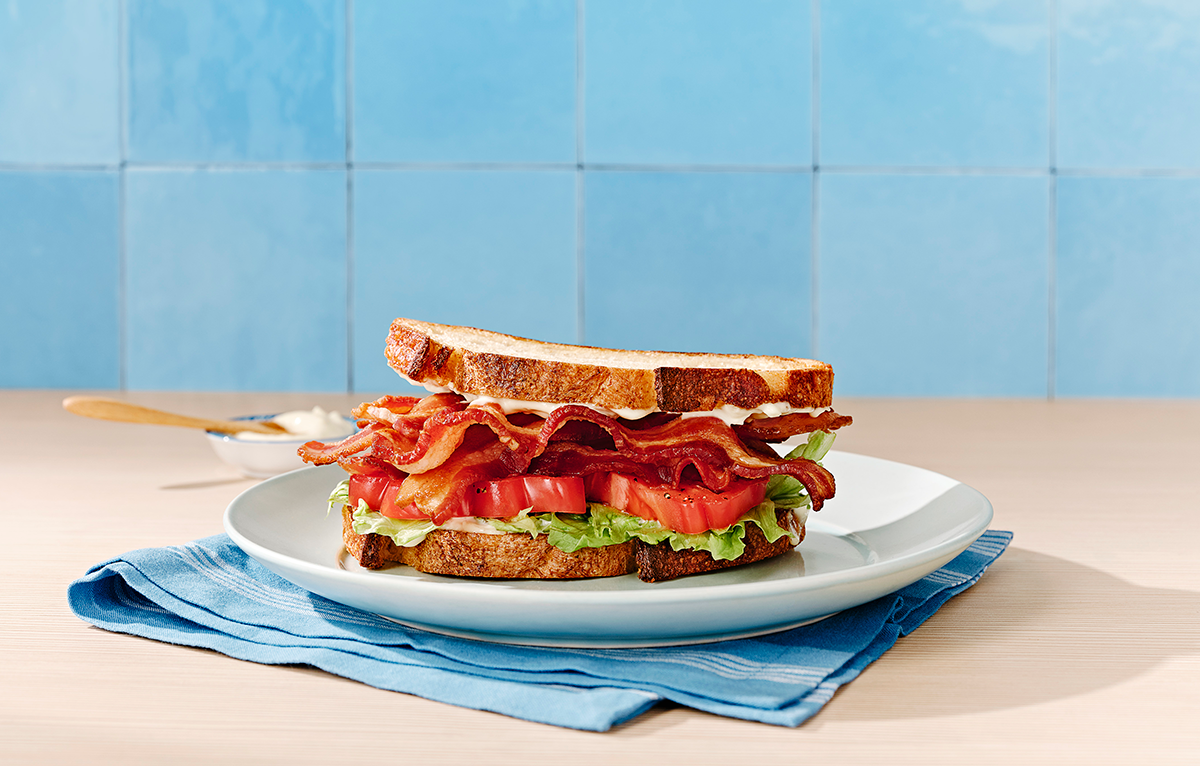 BLT on Grilled Sourdough with Garlic Aioli