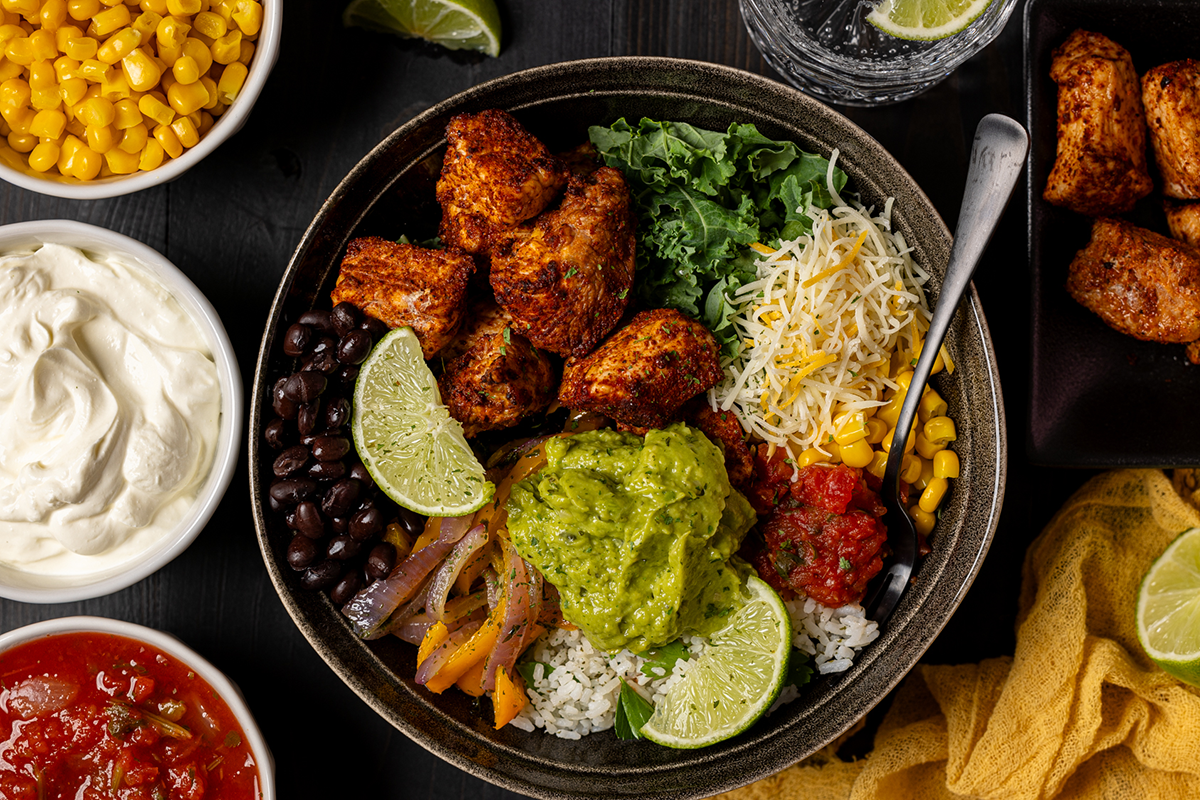 Pork Chop Burrito Bowl | Prairie Fresh®